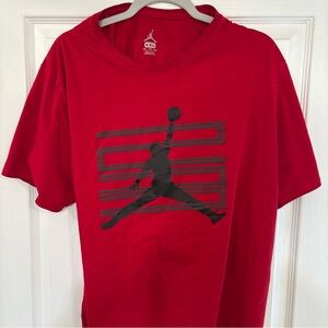 Jordan Red Graphic Tee